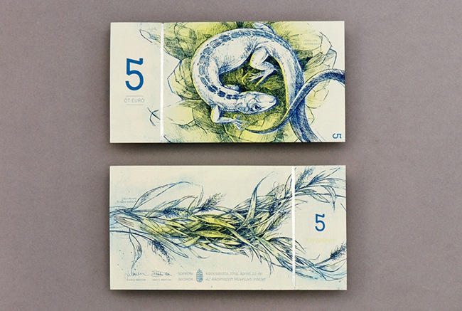 创杰带你看看动植物手绘风格匈牙利纸币设计(图4)